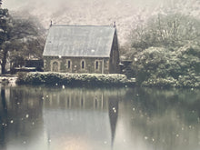 Load image into Gallery viewer, Snow is quietly falling in Gougane Barra 30 x 42 print