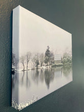 Load image into Gallery viewer, Snow is quietly falling in Gougane Barra 40 x 30 cm Canvas