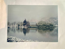 Load image into Gallery viewer, Snow is quietly falling in Gougane Barra 30 x 42 print