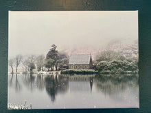 Load image into Gallery viewer, Snow is quietly falling in Gougane Barra 40 x 30 cm Canvas
