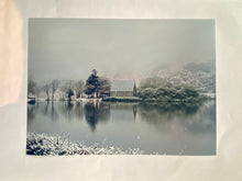 Load image into Gallery viewer, Snow is quietly falling in Gougane Barra 30 x 42 print
